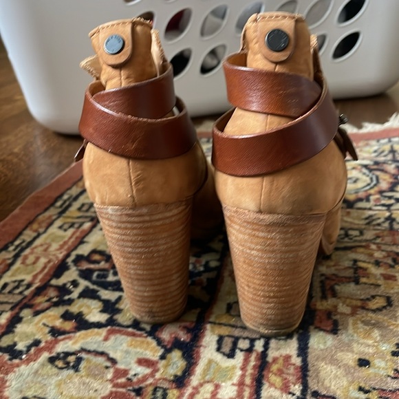 Rag & Bone Brown Harrow Heeled Booties - Picture 4 of 5